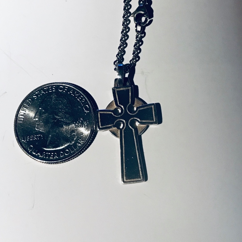 James Avery cross pendant and 20” necklace